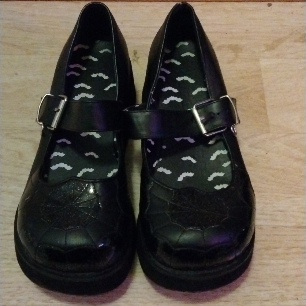 Demonia spiderweb bats Maryjane small platform